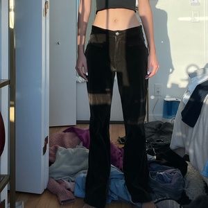 Vintage Green velvet pants